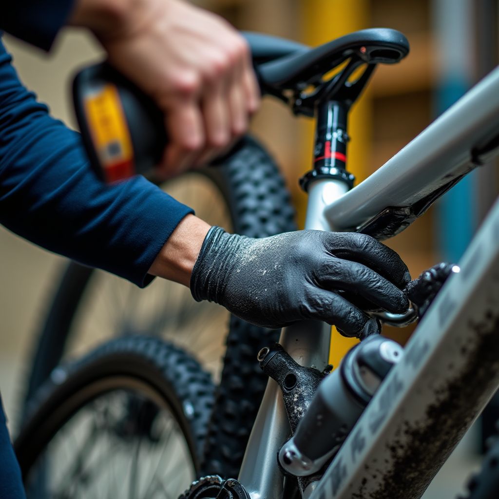 Professionelle Fahrradreinigung in unserer Werkstatt