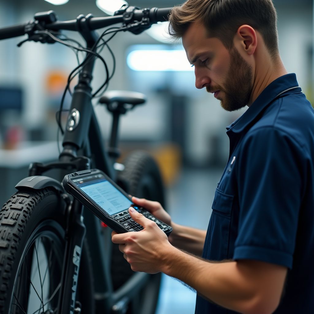 E-Bike-Diagnose mit moderner Technik